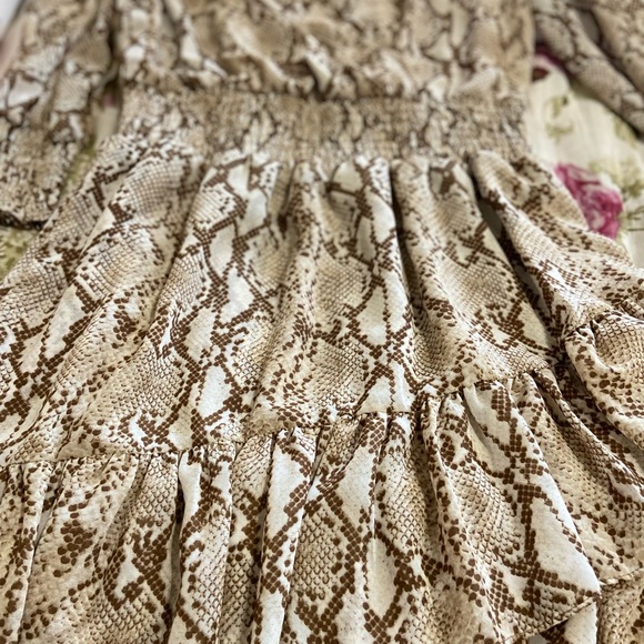 Michael Kors snake print fully lined dress sz S - Picture 6 of 6
